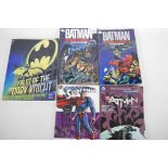 Five graphic novels, 'Batman' Knightfall parts 2 and 3, Batman 'The Court of Owls', Superman