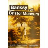 Banksy - Banksy vs Bristol Museum, June to August 2009, depicting a KKK lynching, 16½" x 23"
