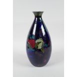A Rubens Ware pomegranate pattern porcelain vase, 9½" high