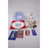 A boxed Royal Doulton 1979 Christmas plate together with a Wedgwood Jasperware plate for the same