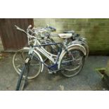 A Carlton 'Criterium' gentleman's road bicycle, with five speed Simplex gears, a vintage Raleigh