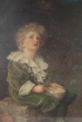 A Victorian Pears print of 'Bubbles' after John Everett Millais, 19" x 28"