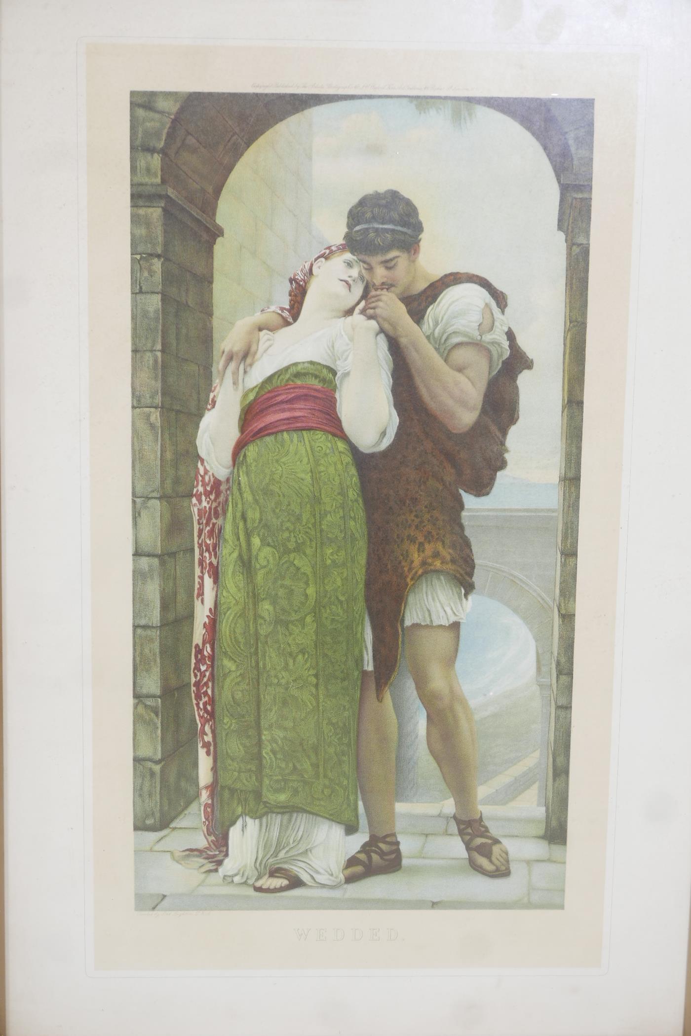 Three Victorian colour prints of courting couples including 'Love's Awakening' after Sydney - Image 4 of 4