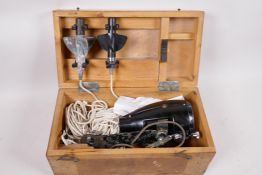 A Walker's Knotmaster MkIIIA marine log (speedometer) in original box with fittings and