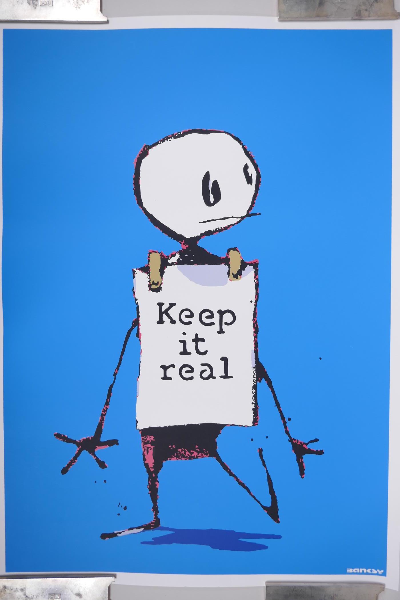 Banksy, Keep it Real, limited edition print by the West Country Prince, 52/500, 18½" x 26½" - Image 2 of 5