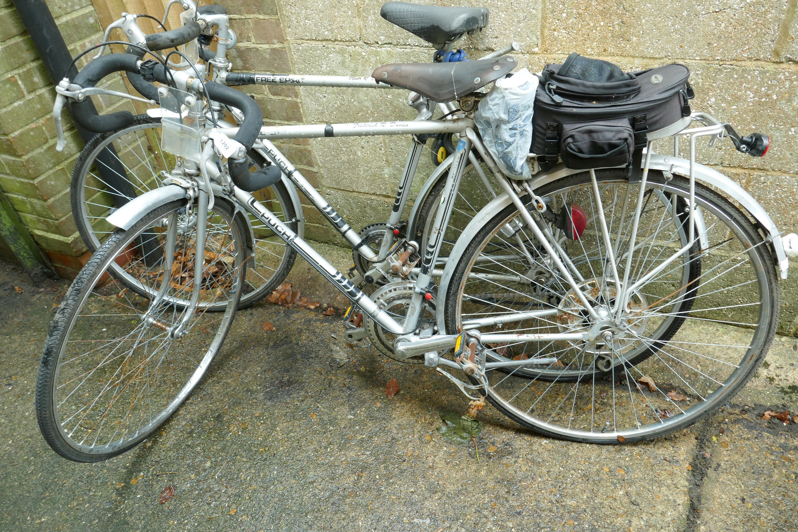 Two Puch 'Free Spirit' gentleman's bicycles, with ten speed gears