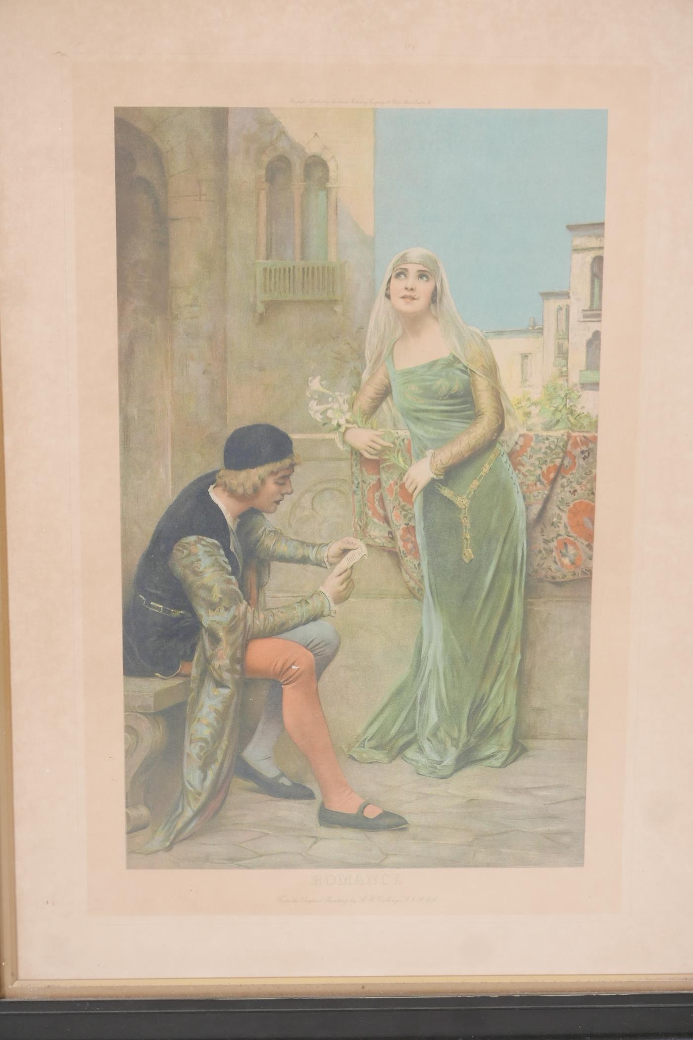 Three Victorian colour prints of courting couples including 'Love's Awakening' after Sydney - Image 3 of 4