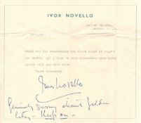 Ivor Novello (British, 1893-1951) – iconic composer and actor