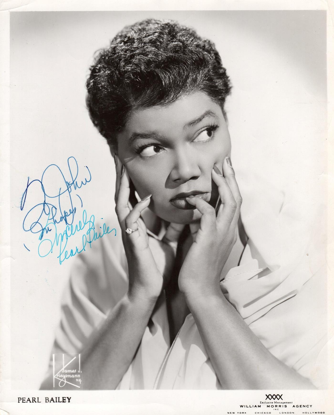 Pearl Bailey (American, 1918-1990) – American actress and singer, winner of a Tony award