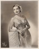 Julie Wilson (American, 1924-2015) – cabaret singer, known as ‘the Queen of Cabaret’