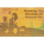 Pietro Psaier, photographic mixed media promotional poster for Patti Smith's 'Breaking the