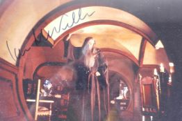 A signed photograph of Sir Ian McKellen as Gandalf in Lord of the Rings/The Hobbit, with certificate