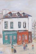 After Maurice Utrillo, hand coloured lithograph, La Blanchisserie de la Bastille, number 17/20,