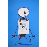 Banksy, Keep it Real, limited edition print by the West Country Prince, 52/500, 18½" x 26½"