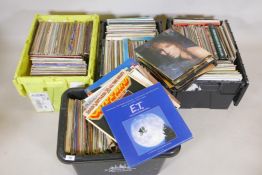 A vinyl record collection, 33rpm, mostly easy listening, pop, dance, classical,  from 1970s-1980s,