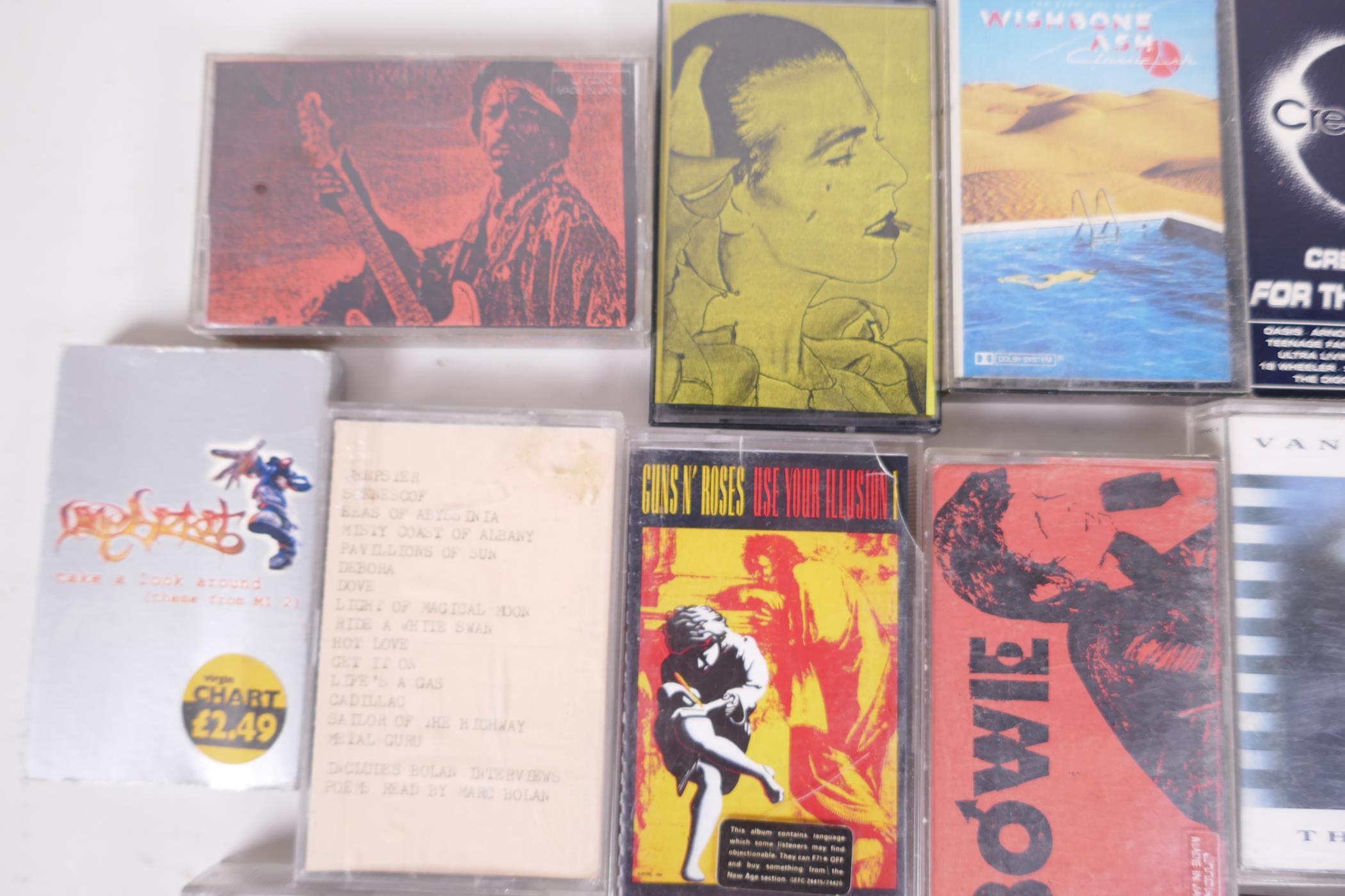 A quantity of 1970s and 80s music cassette tapes including some bootlegs - Image 3 of 4