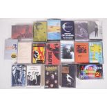 A quantity of 1970s and 80s music cassette tapes including some bootlegs