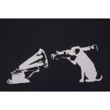 Banksy, HMV, limited edition print by the West Country Prince, 82/500, 17½" x 11½"