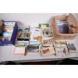 A quantity of mixed postcards, including humour, topographical etc, approx 750