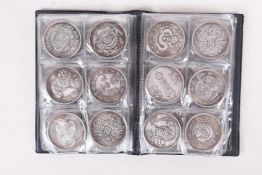 A Chinese facsimile (replica) coin collection, approx 60 coins, 1" diameter
