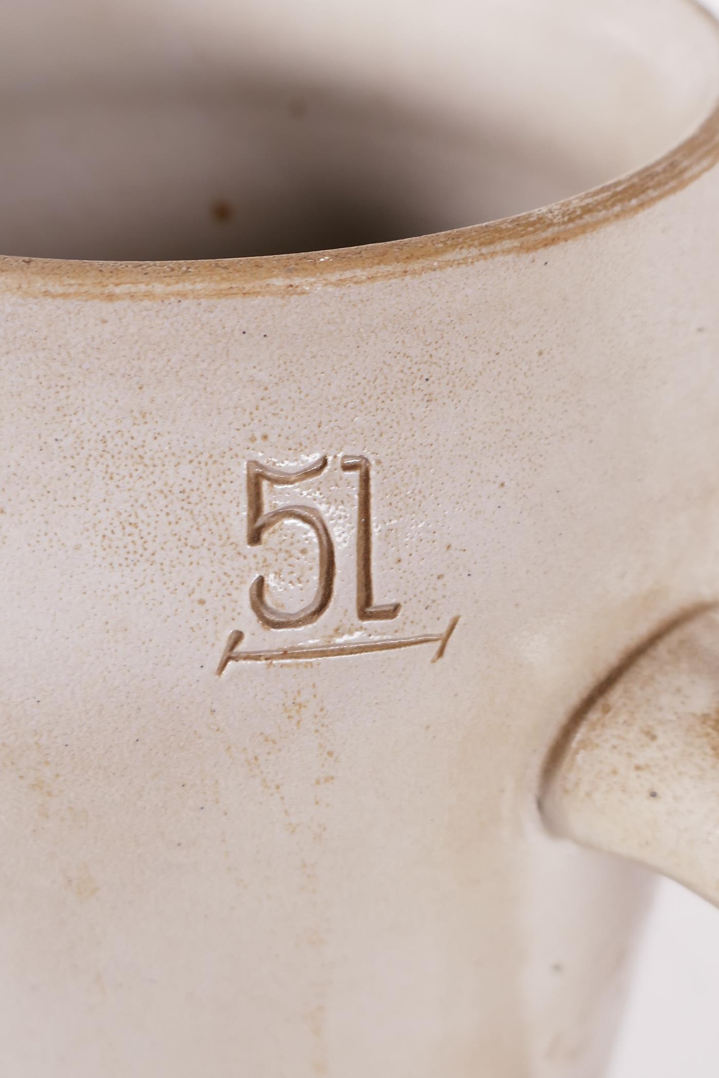 A five litre stoneware beer stein advertising the Belgian Oktoberfeesten Festival, 11" high - Image 4 of 4