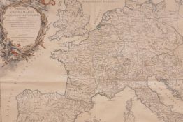 An C18th Map of the Empire of Charlemagne, 'Imperium Cavali Magni Occidentis Imperatoris', coper