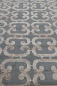 An Emily Todhunter for the Rug Company 'Fretwork' hand knotted silk and wool rug, 12ft x 9ft