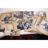 A quantity of copy vintage press photographs, including royalty
