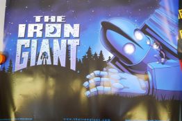 Seven film posters, The Iron Giant, Toy Story II, Basic Instinct II, The Third Man, Annie Hall,