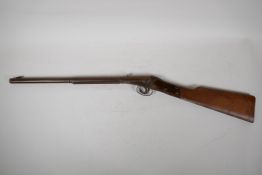 A vintage Diana model 1 break barrel air rifle, 31" long