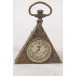 A masonic watch, 2½" long