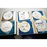 Six Royal Worcester collectors plates from the Birds of Dorothy Doughty series, 9" diameter, with