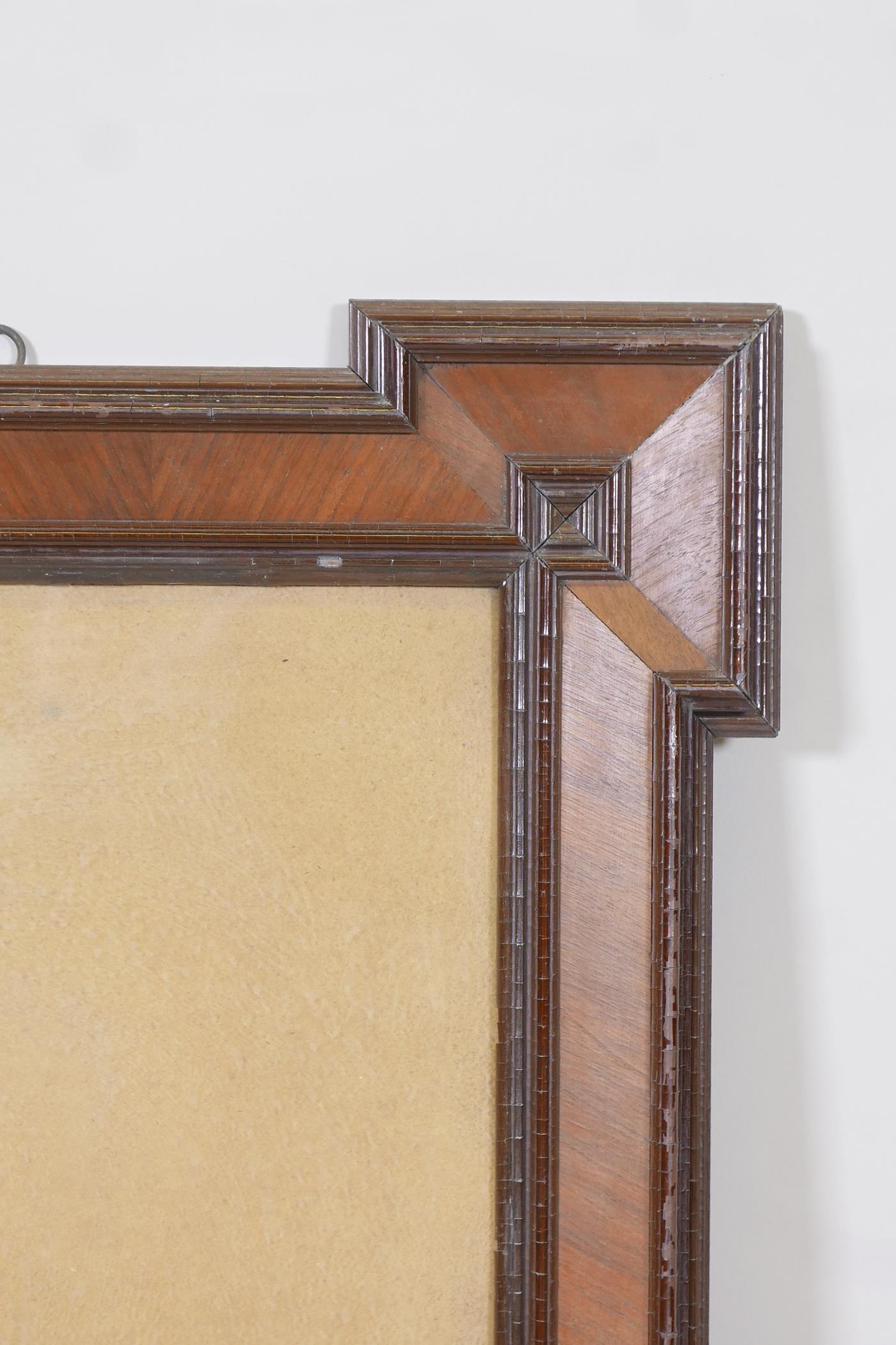 Continental (German) Renaissance walnut picture frames, 16" x 19½" rebate - Image 2 of 4