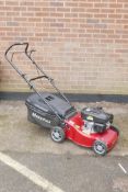 A Mountfield WB45 petrol lawn mower with a 140cl engine, as new