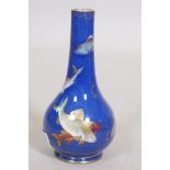 A Wedgwood lustre fish vase with design after Daisy Makeig Jones, 8" high