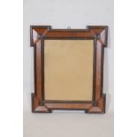 Continental (German) Renaissance walnut picture frames, 16" x 19½" rebate