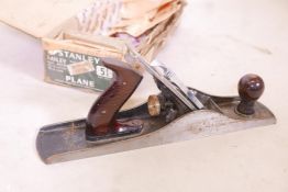 A Stanley Bailey iron jack 5½ bench plane in original box,