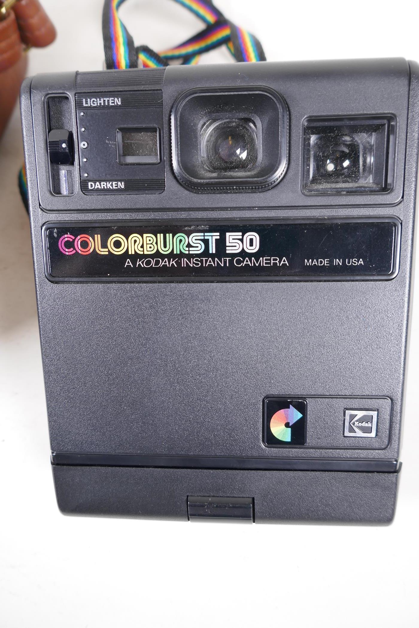 A Kodak Colourburst instant camera in original leather case - Image 3 of 4
