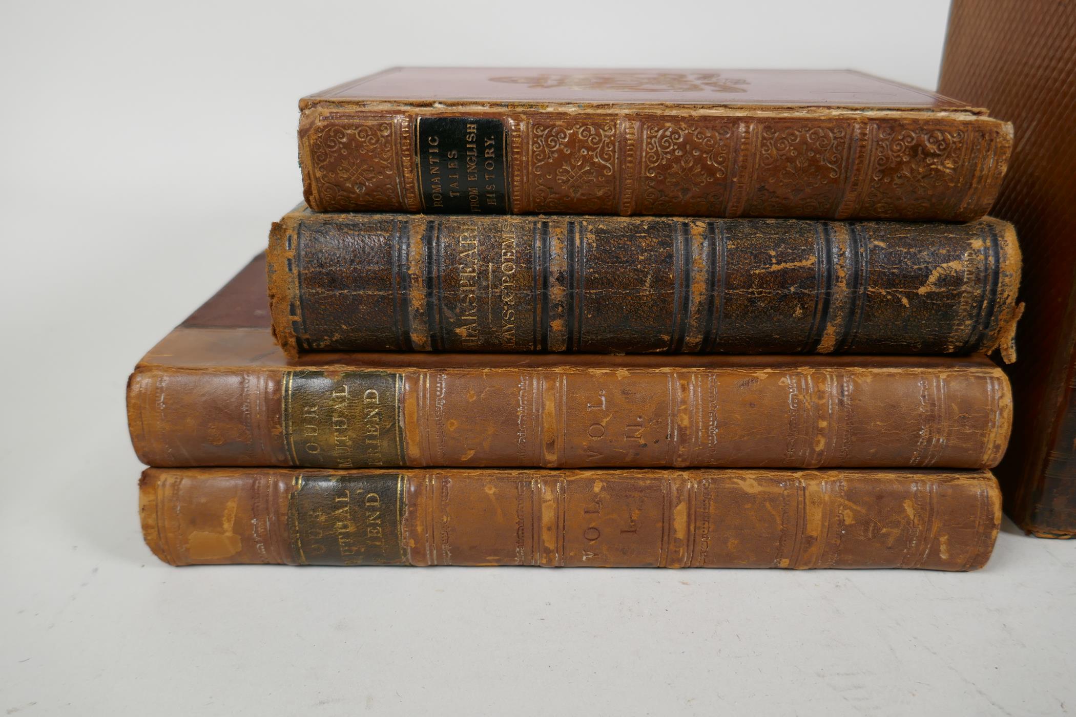 The Dramatic works of William Shakespeare, stereotype edition, Vol 1-12, early C19th leather bound - Image 8 of 9