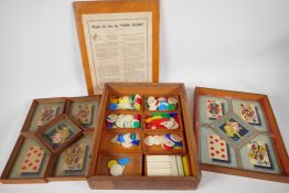 A vintage French "Nain Jaune", (Yellow Dwarf) game, boxed