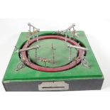 An antique mechancial horse racing game, Jeu de Course by M. J & Co, A/F