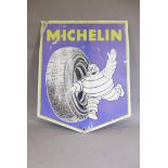 A mid C20th Michelin Tyres enamel advertising sign, 33½" x 43"