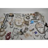 A quantity of contemporary costume jewellery