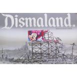 Jeff Gillette, 'Dismaland Bemusement Park' poster, creased corner, 23½" x 16½"