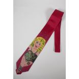 A Peter Blake 'Cultural Ties' silk tie, 57" long