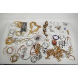 A quantity of costume jewellery