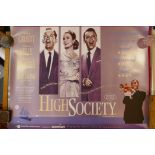 Ten Quad film posters, including 'High Society' (BFI), 'Jackie', 'Funny Games', 'Broken Flowers', '