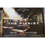 Ten Quad film posters, including: 'The Pianist', 'The Dreamers', 'Pearl Harbour', 'The Double' 'High