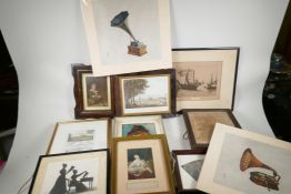 A quantity of various pictures, including watercolours & prints