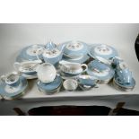 An extensive Royal Doulton "Rose Elegans" pattern dinner & coffee service, with three tureens and
